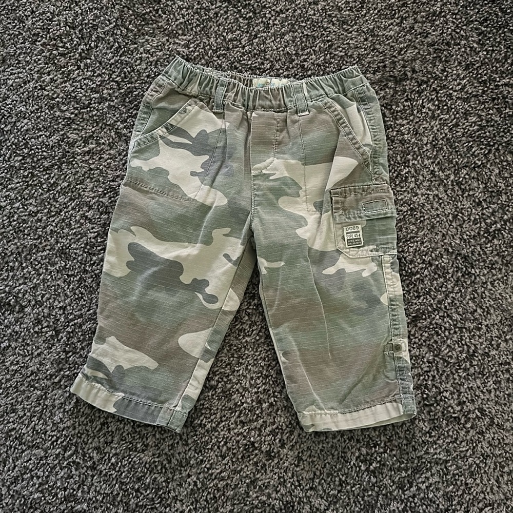 🏡12 month camo cargo pants